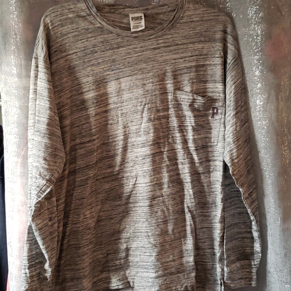 VS PINK long sleeve BLING tee